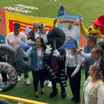 Empleados del Poder Judicial de la Federación se manifiestan en evento de Morena